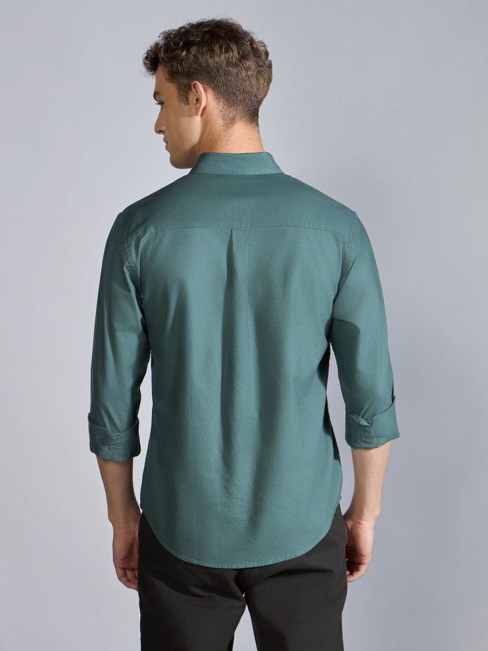 Flux - Relaxed Fit Oxford Shirt - Marine
