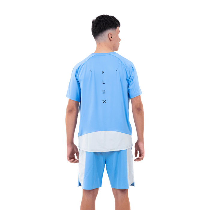 Flux Junior's 2-Piece Co-Ord Set – Baby Blue   (T-Shirt & Shorts)