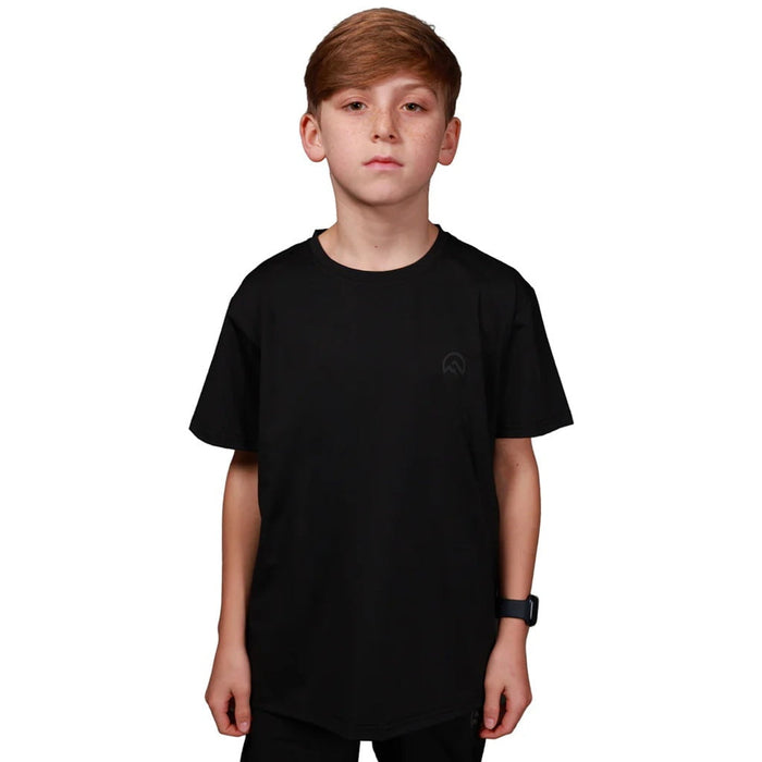 Flux Junior's 3 Piece Co Ord Set Black/Grey Jacket, T-Shirt & Shorts