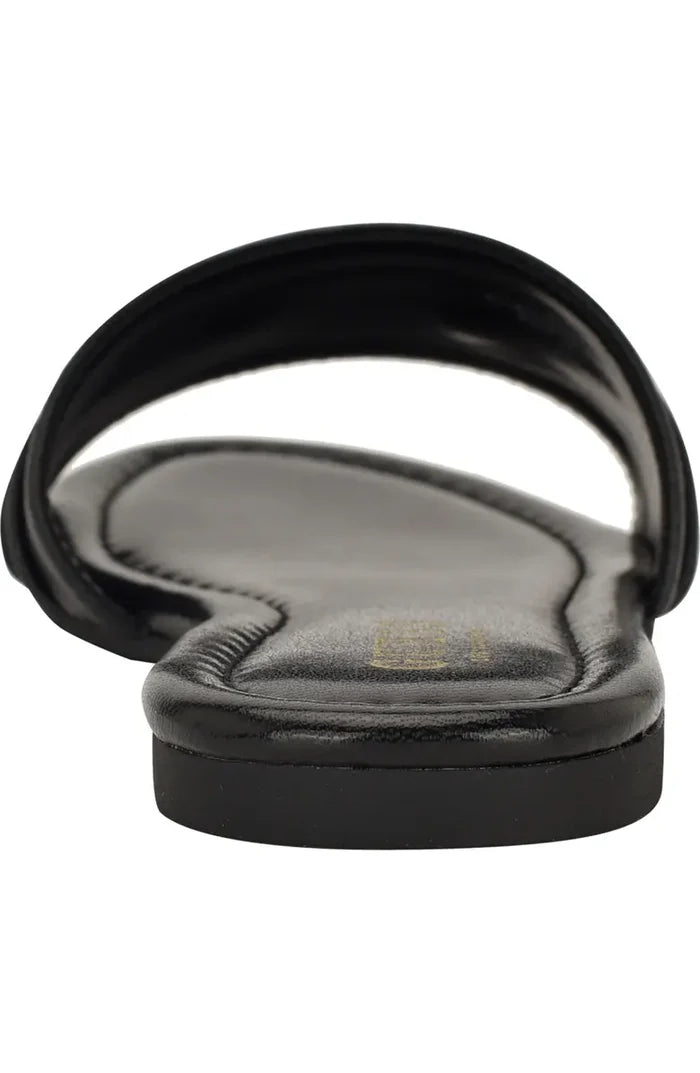 Flynzy Faux Leather Slide Sandal