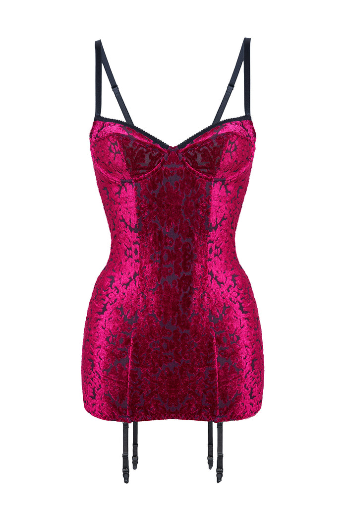 Francesca Ruby garter dress