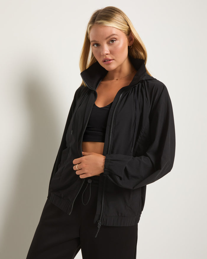 Black $|& Interval Free Fall Jacket - SOF Front