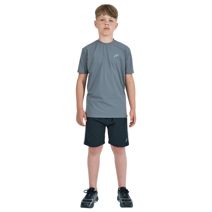 Frequency Junior's 2 Piece Co Ord Set Grey T-Shirt & Shorts