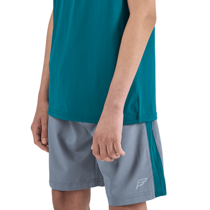 Frequency Junior's 2 Piece Co Ord Set Turquoise T-Shirt & Shorts