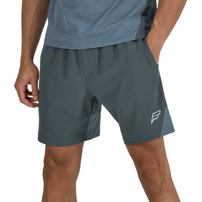 Frequency Men's 2 Piece Co Ord Set Slate Grey/Grey T-Shirt & Shorts