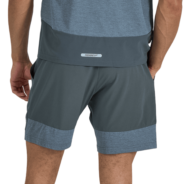 Frequency Men's 2 Piece Co Ord Set Slate Grey/Grey T-Shirt & Shorts