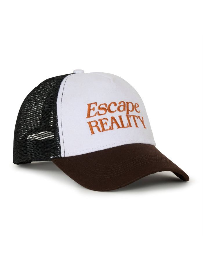 Galenos - Escape Reality Printed Baseball Cap - White