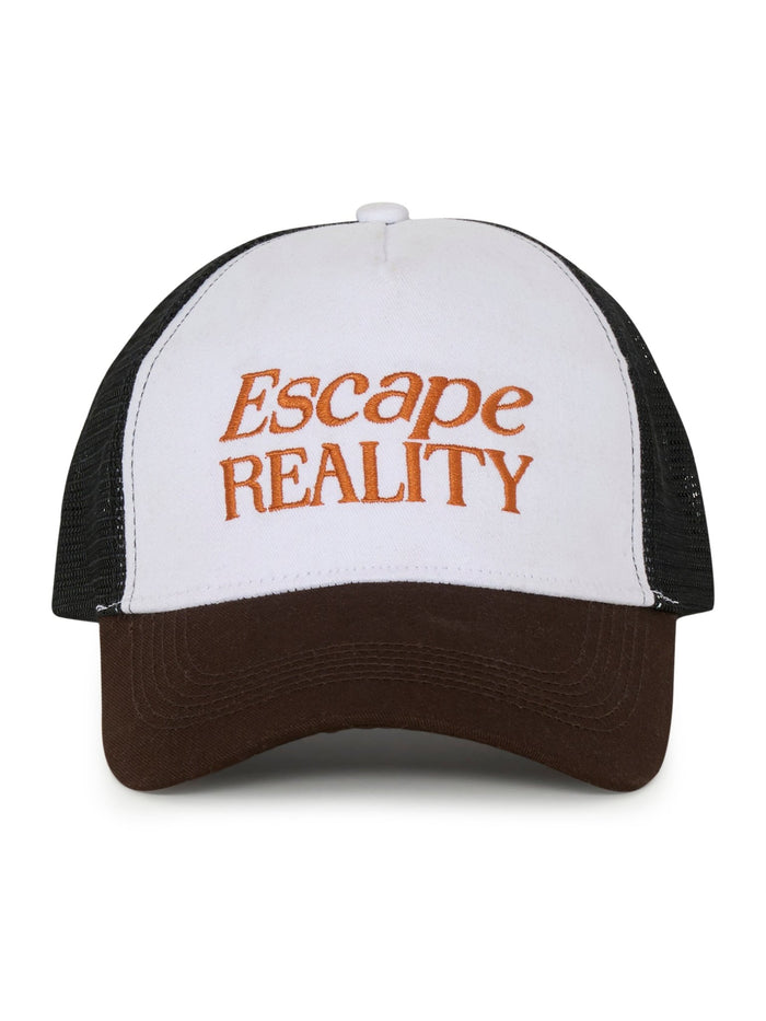 Galenos - Escape Reality Printed Baseball Cap - White