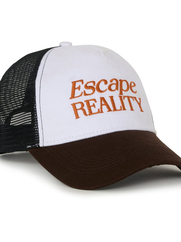 Galenos - Escape Reality Printed Baseball Cap - White