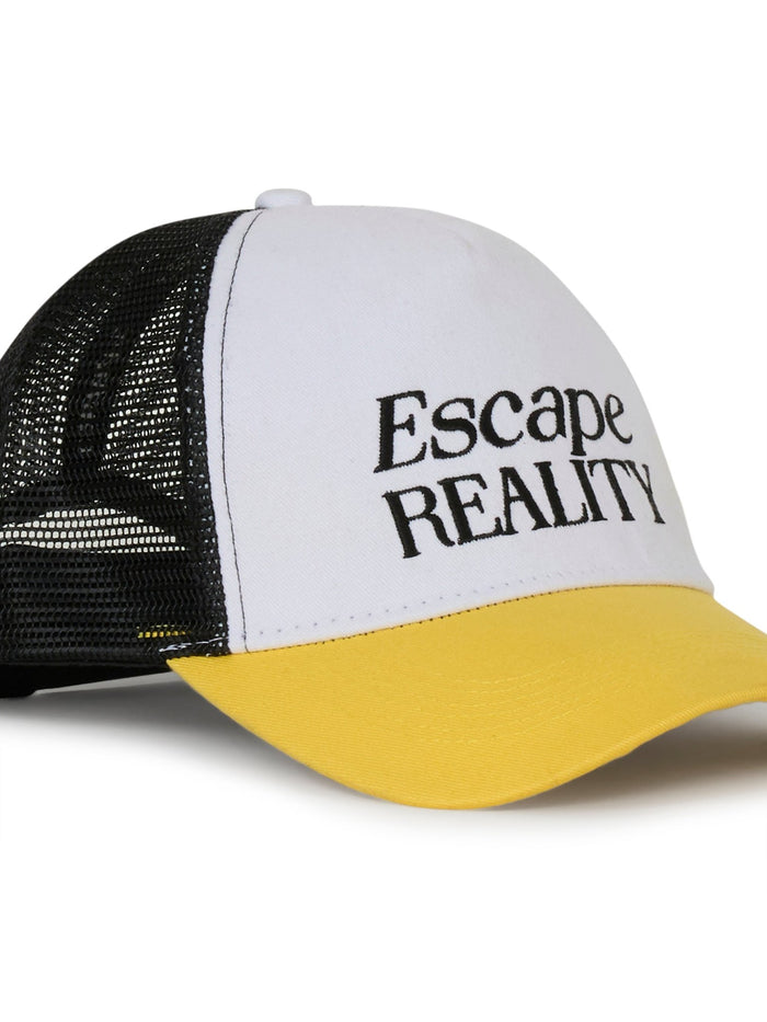 Galenos - Escape Reality Printed Baseball Cap - Yellow