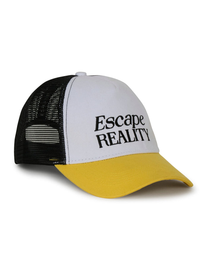 Galenos - Escape Reality Printed Baseball Cap - Yellow
