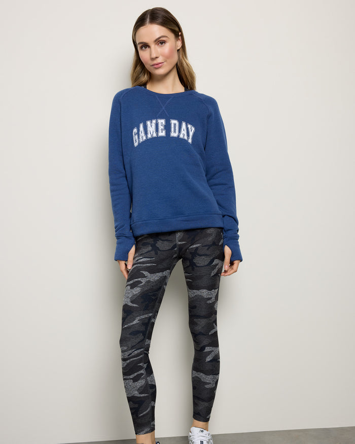 Navy $|& Interval Game Day Graphic Sweatshirt - UGC On Fig