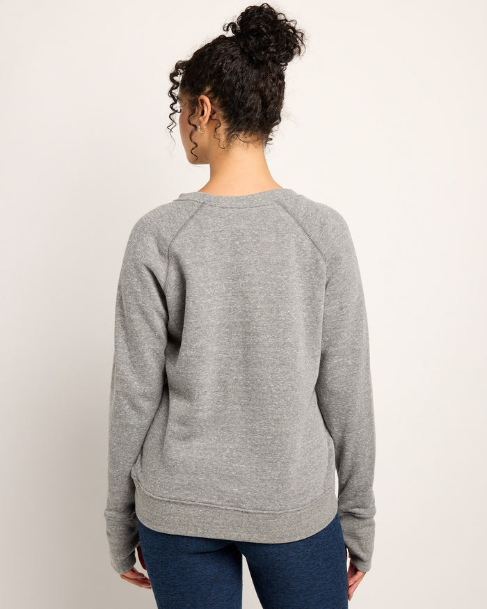 Heather Grey $|& Interval Game Day Graphic Sweatshirt - SOF Back