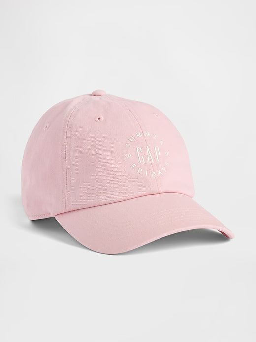 Gap × Summer Fridays Organic Cotton Logo Baseball Hat
