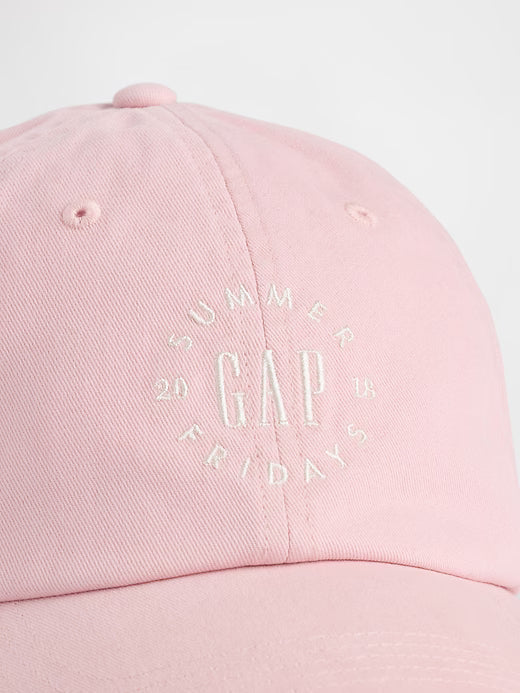 Gap × Summer Fridays Organic Cotton Logo Baseball Hat