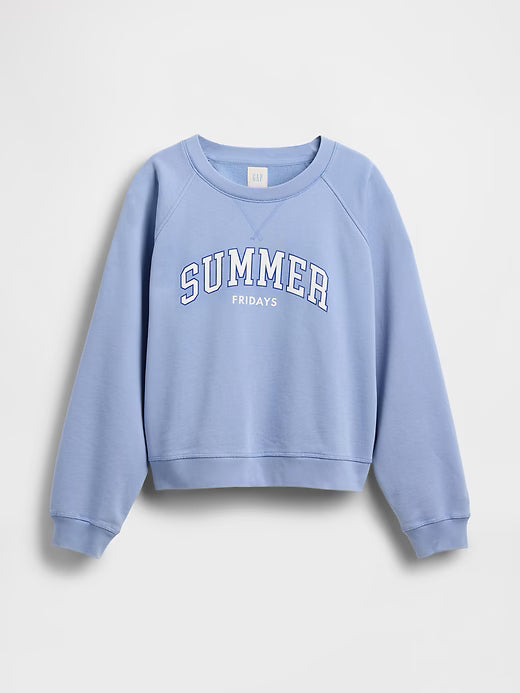 Gap × Summer Fridays Oversized Raglan Logo Sweatshirt