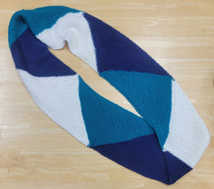 "Garter Gone Crazy" Cowl Pattern