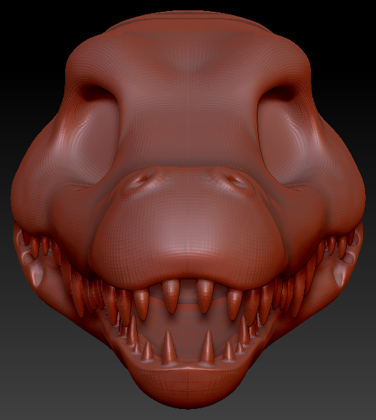 Gender Neutral Alligator Head Base Variant 1