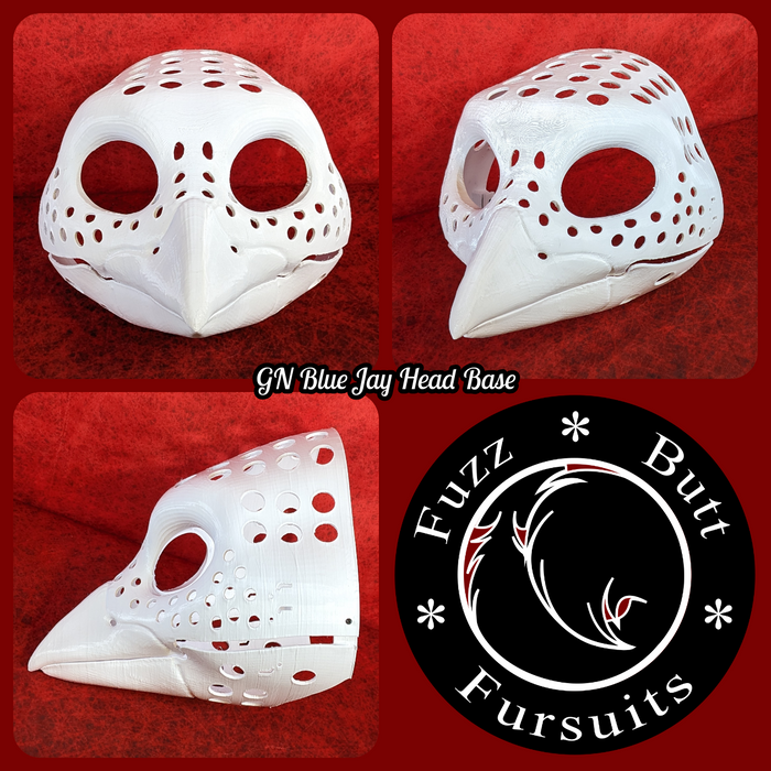 Gender Neutral Blue Jay Head Base