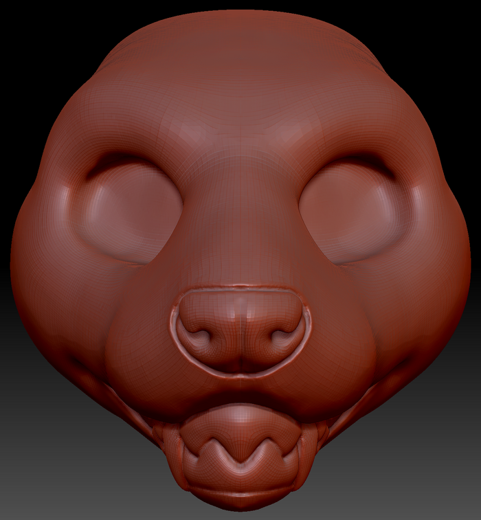 Gender Neutral Ferret Head Base Variant 2