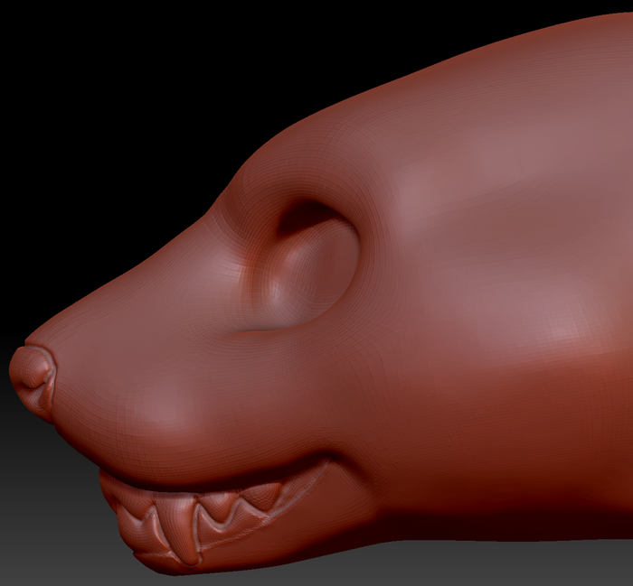 Gender Neutral Ferret Head Base Variant 2