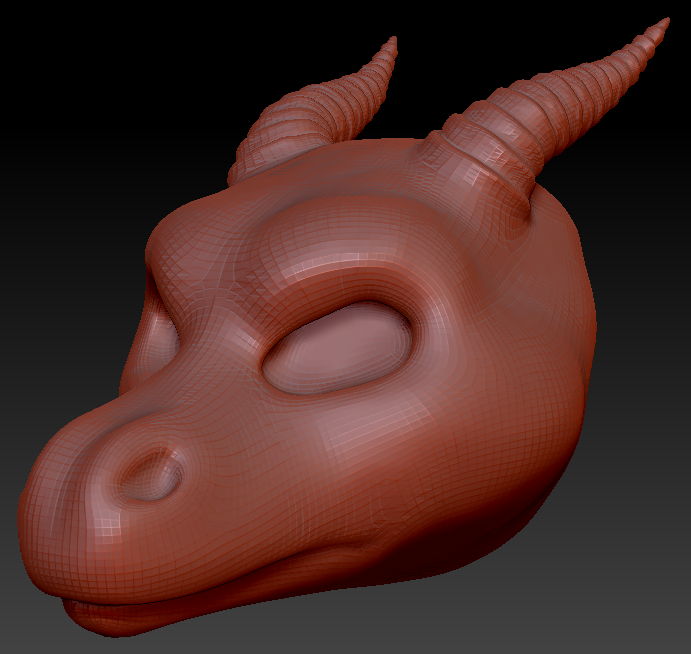 Gender Neutral Round-nosed Dragon Head Base Complex Variant 1