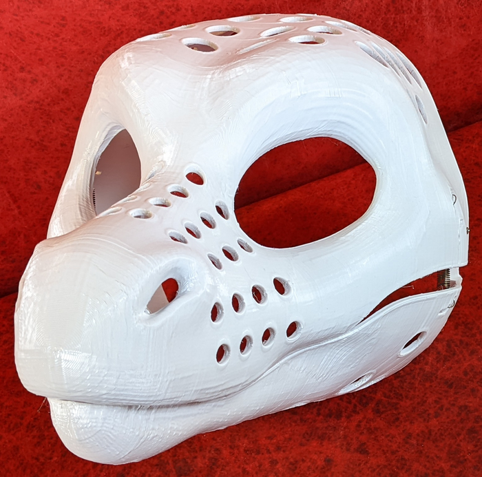 Gender Neutral Round-nosed Dragon Head Base Variant 1
