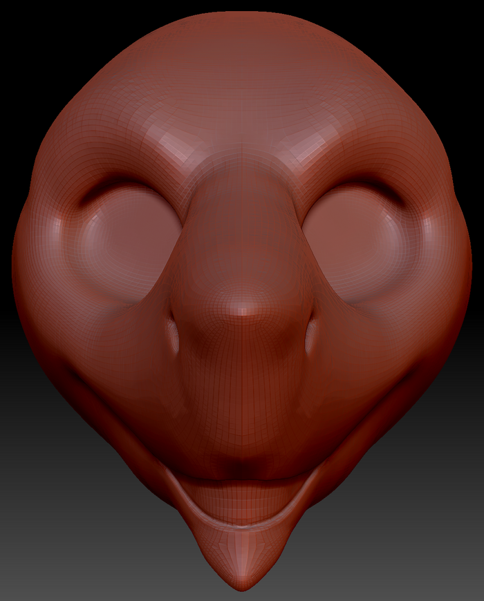 Gender Neutral Sergal Static Jaw Head Base Variant 1