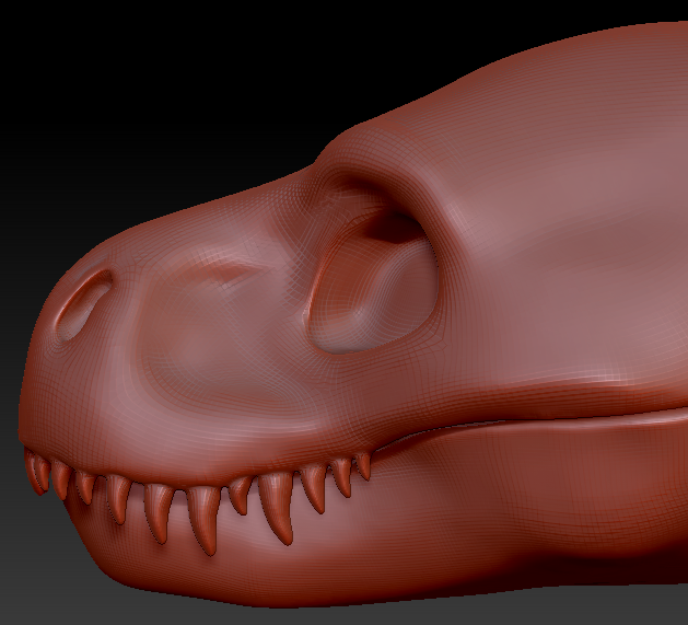 Gender Neutral T-Rex Head Base Variant 1
