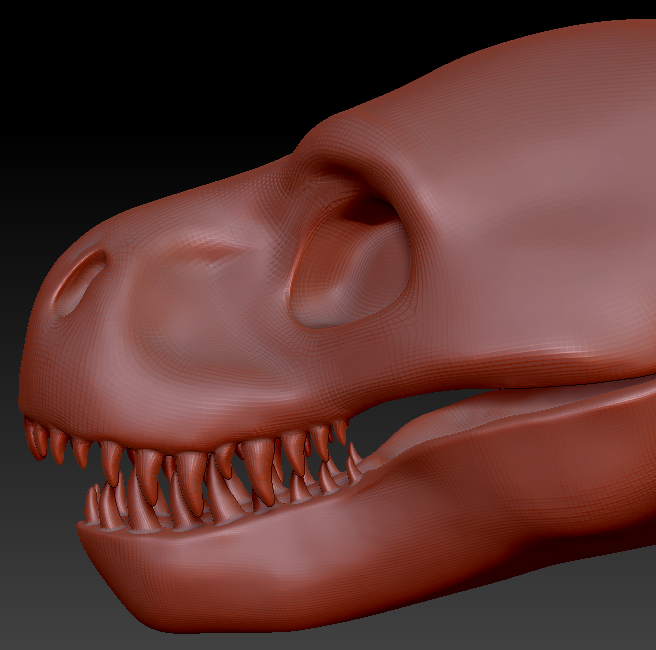 Gender Neutral T-Rex Head Base Variant 1