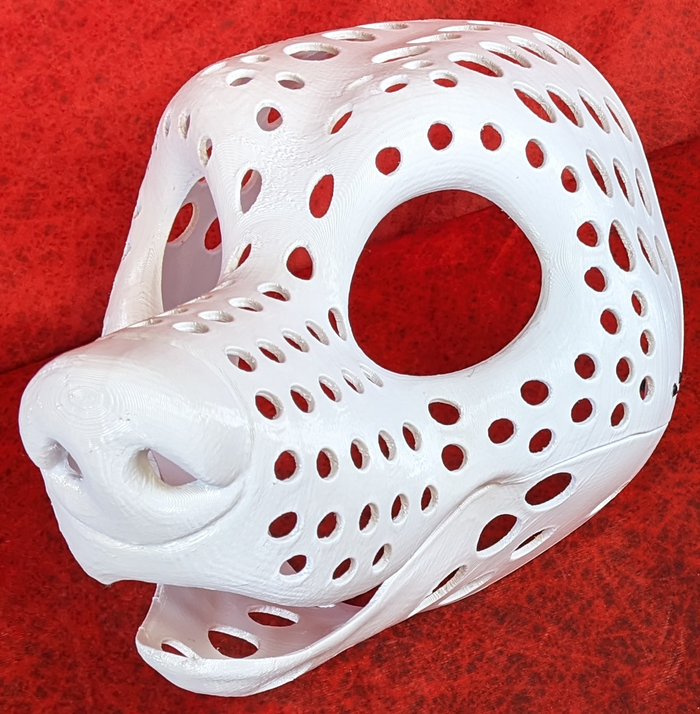 Gender Neutral Toony Bear Static Jaw Head Base Variant 1