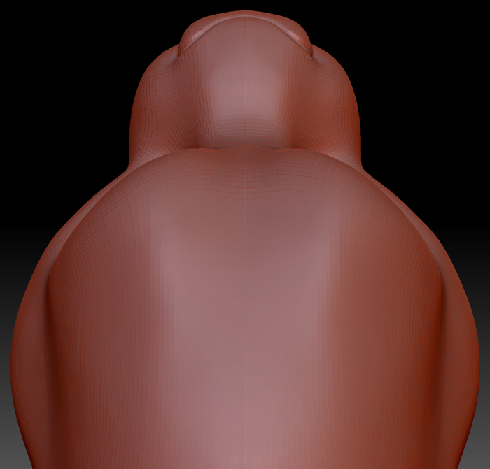 Gender Neutral Toony Big Cat Static Jaw Head Base Variant 1
