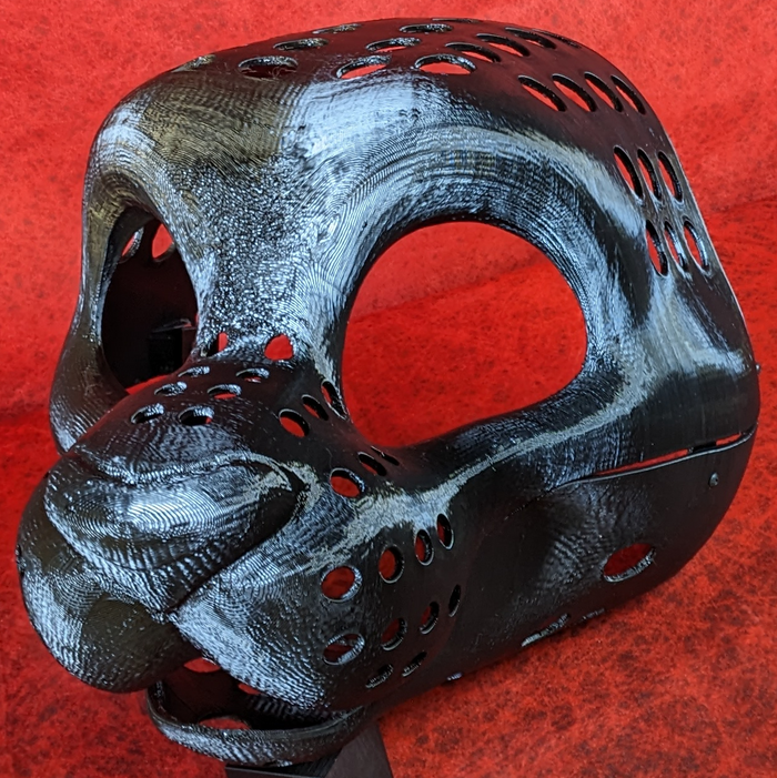 Gender Neutral Toony Big Cat Static Jaw Head Base Variant 2