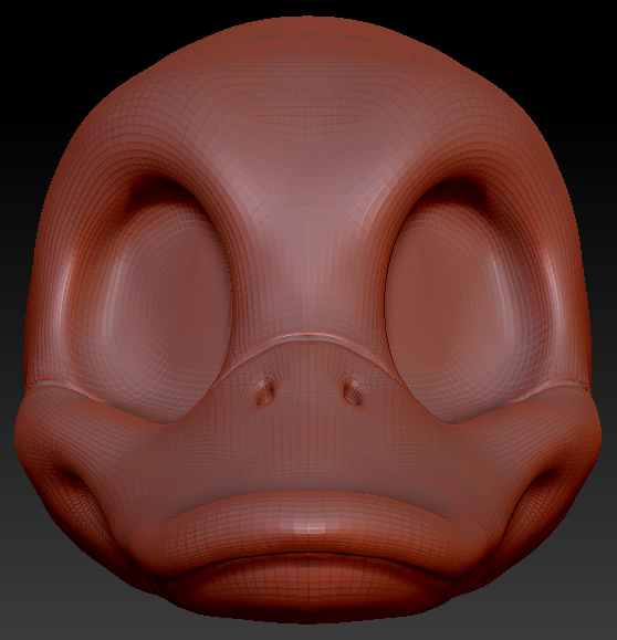 Gender Neutral Toony Bird Head Base Variant 4