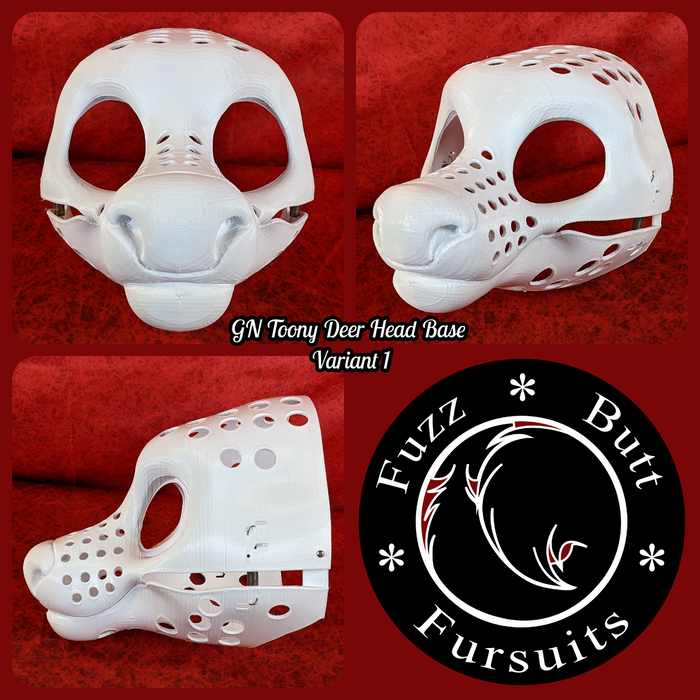 Gender Neutral Toony Deer Head Base Variant 1