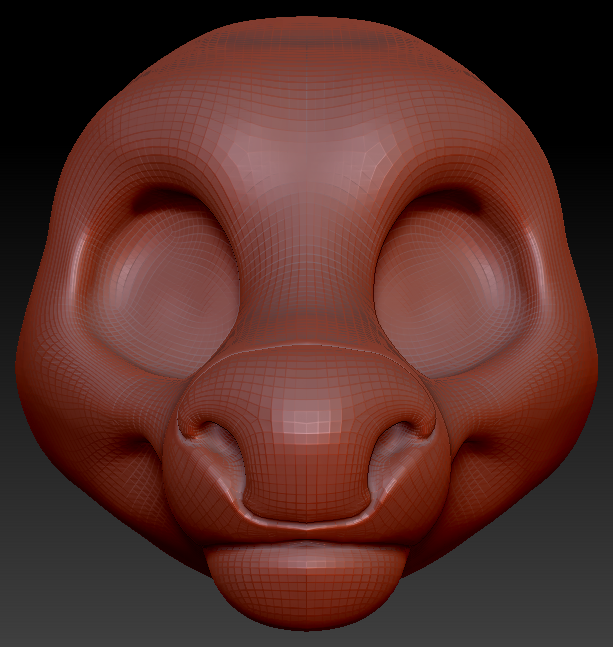 Gender Neutral Toony Deer Head Base Variant 1