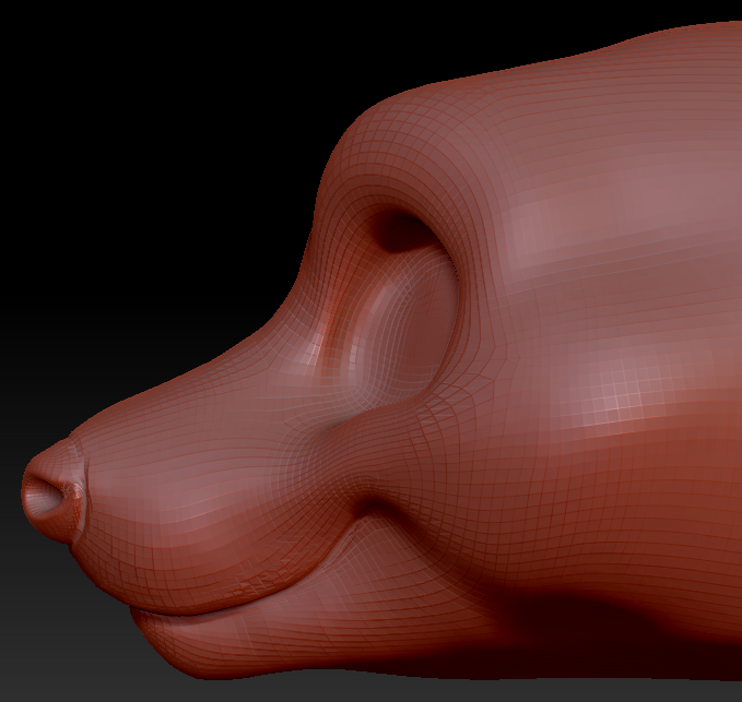 Gender Neutral Toony Fruit Bat Head Base Variant 1