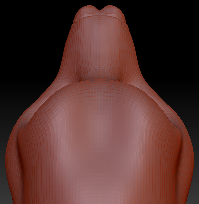 Gender Neutral Toony Fruit Bat Head Base Variant 1