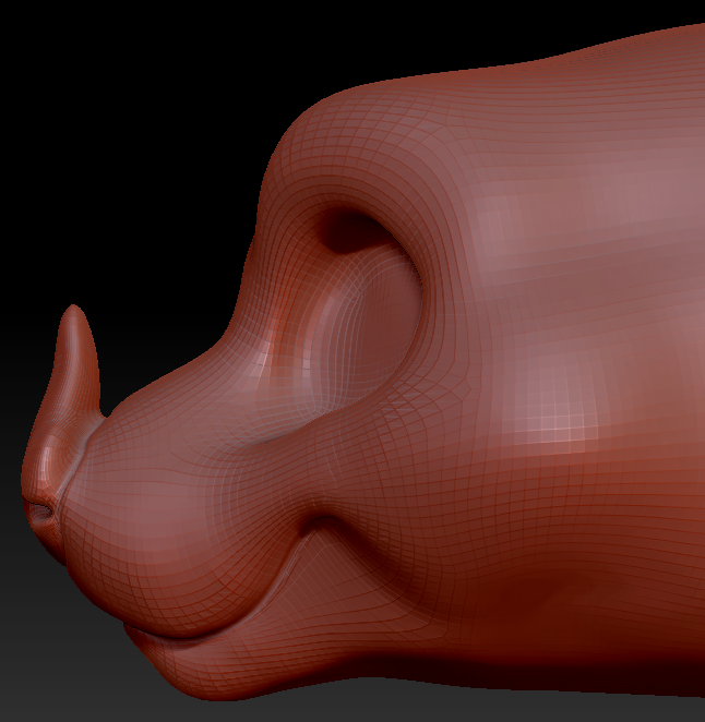 Gender Neutral Toony Leaf-nosed Bat Head Base Variant 1