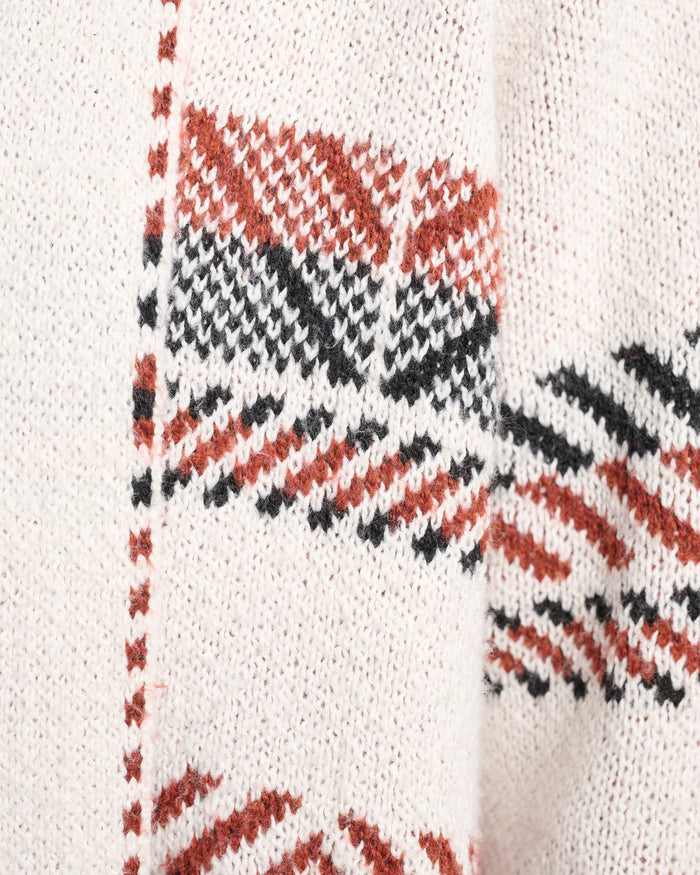 Copper $|& Staccato Geo Stripe Heavy Sweater Cardigan - SOF Detail