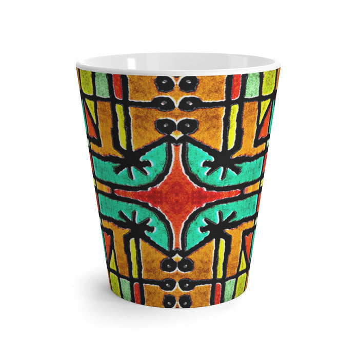 Geometric Tribal Latte Mug