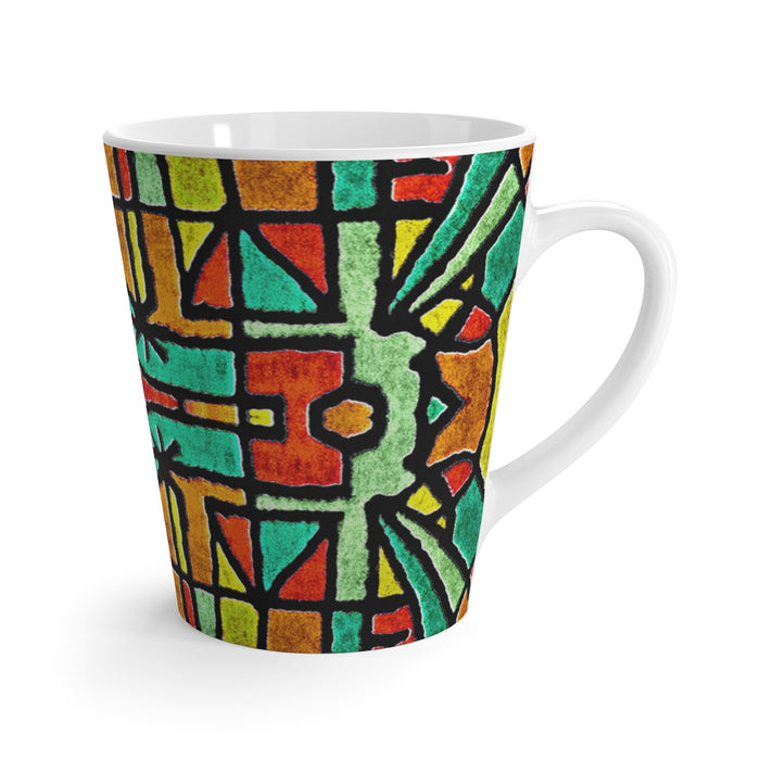 Geometric Tribal Latte Mug