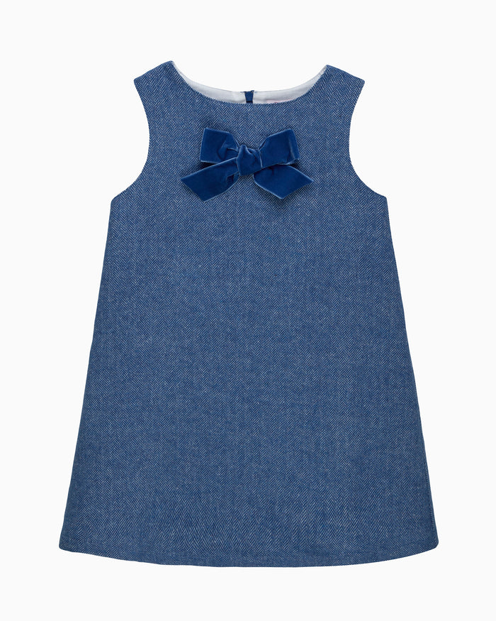 Confiture Dress Georgina Bow Dress in Blue