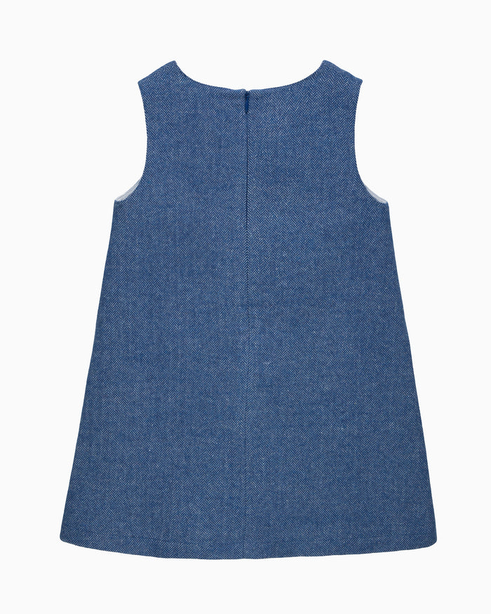 Confiture Dress Georgina Bow Dress in Blue