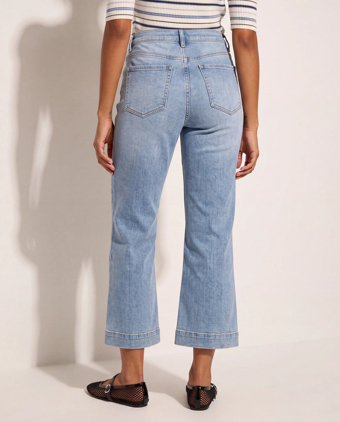 Saltwater $|& SEAS Gigi High Rise Boyfriend Ankle Jean - SOF Back