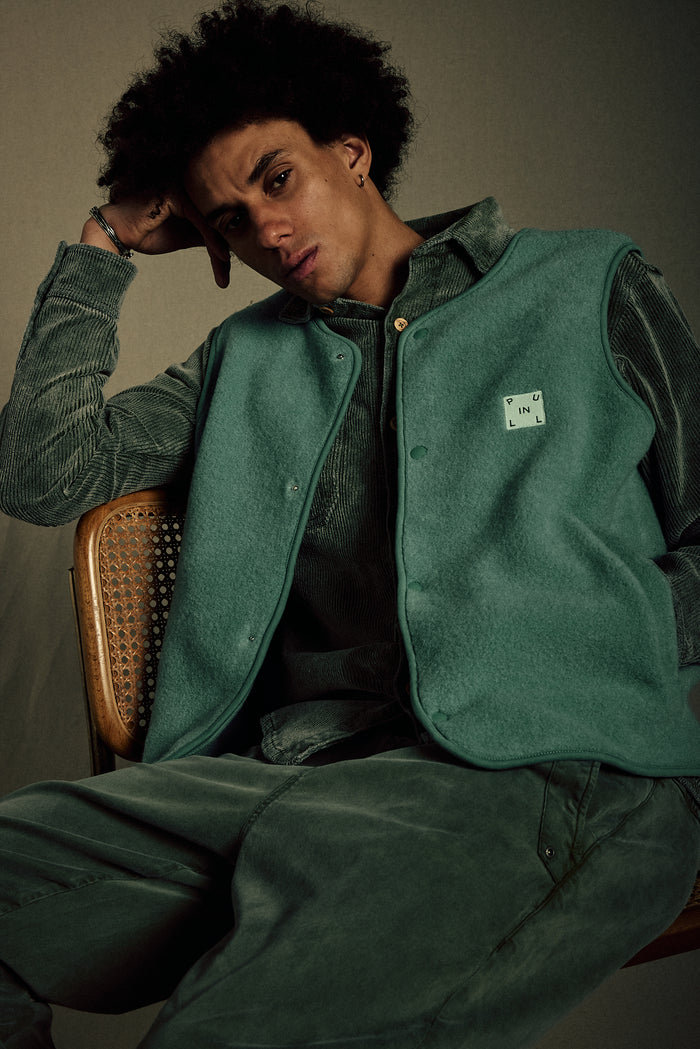 GILET SANS MANCHE BLUE