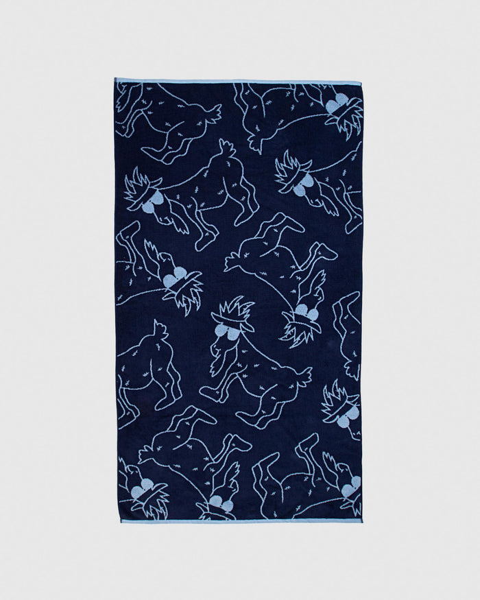 Goat USA OG Reversiible 37" X 71" Beach Towel Accessories Goat USA Navy