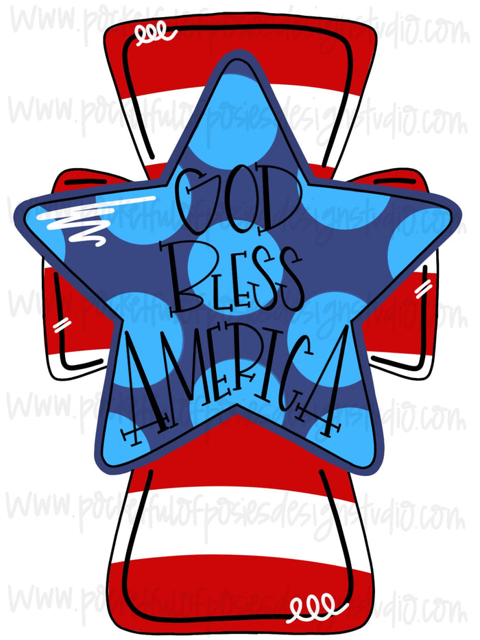 God Bless America Template