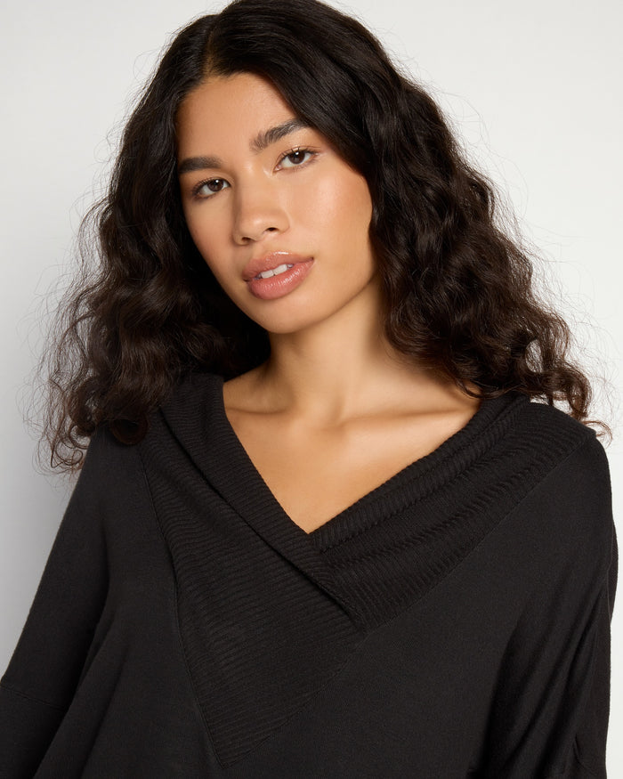 Black $|& Interval Good Sport Pullover - SOF Full Front