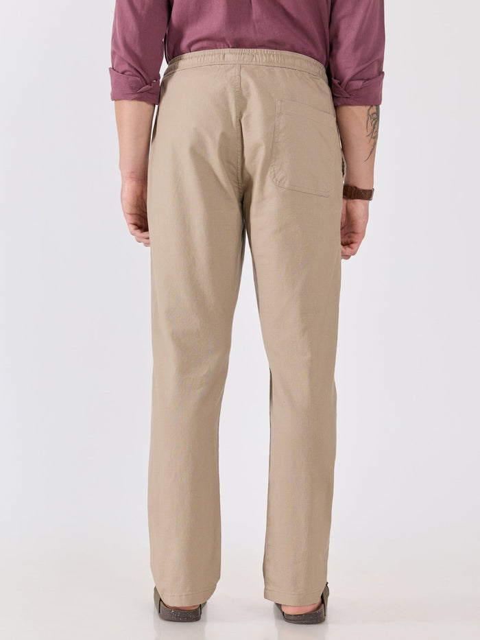 Men's  Relaxed Fit Joggers - beige